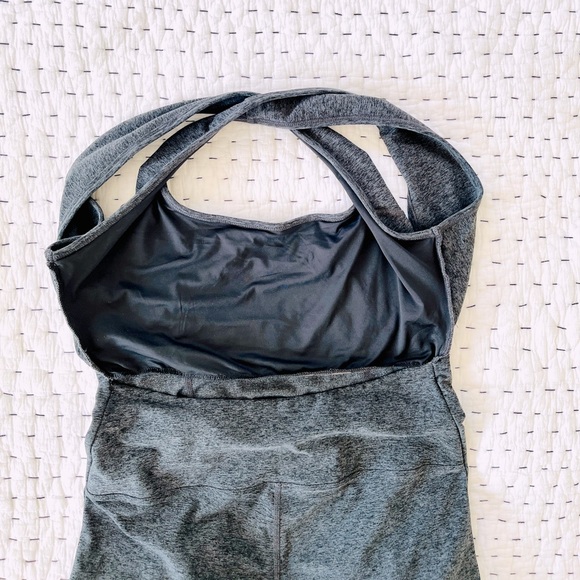 Year of Ours Stretch Onsie Cross Back Jumpsuit Bodysuit - Picture 14 of 16